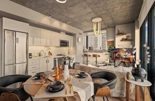 Connaught Appartement | Calgary Tower View |King Bed | 2BR |AC | Pool |Gym