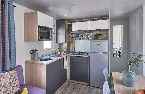 Saint-Bonnet-le-Chateau Maison | Mobilhome Lodge Grand confort 3 chambres terrasse 6 personnes