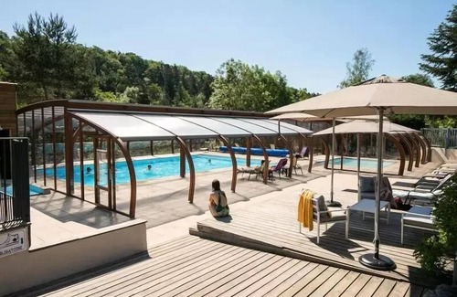 Saint-Paulien Maison | Cabanon Bleu Standard 8m² 1 chambre (sans sanitaires) dont loggia 3m² 2 personnes