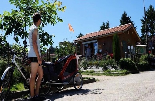 Saint-Bonnet-le-Chateau Maison | Camping De La Belle Etoile *** - Mobil home Cottage Comfort 3 rooms 3 people