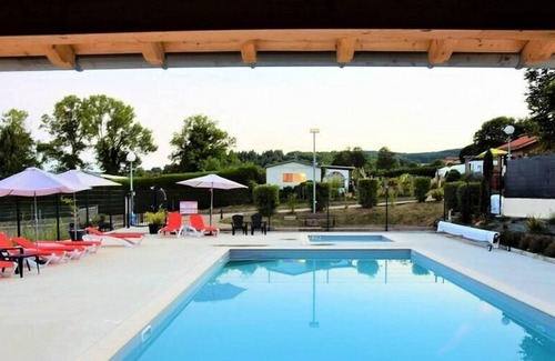Saint-Bonnet-le-Chateau Maison | Camping De La Belle Etoile *** - Mobil home Cottage Comfort 3 rooms 3 people