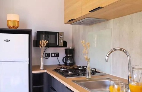 Cahagnolles Maison | Mobil-home Grand Large 34m² (3 chambres) + terrasse 6 personnes