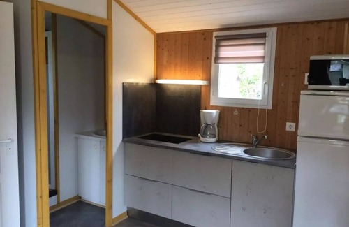 Coulon Chalet De Ski | Camping La Venise Verte * - COMFORT chalet 29 m² (2 bedrooms) + 11m² terrace + TV for 5 people