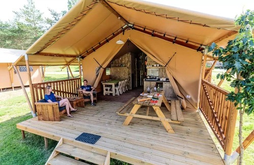 Saint-Cricq Maison | Camping Lac de Thoux* - Lodge tent 3 rooms 4 adults + 2 children