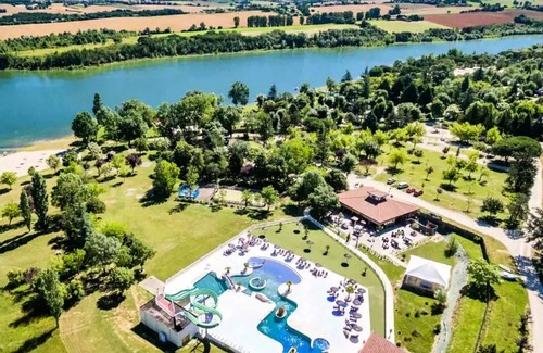 Saint-Cricq Maison | Camping Lac de Thoux* - Premium Space 4 Rooms 6 People Air Conditioning