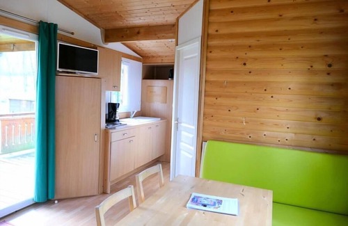 Louvemont Maison | Camping le Buisson **** - Chalet Bois Confort 3 pièces 4 personnes