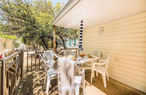 Les Restanques Maison | Camping Le Domaine des Naïades* - Mobile home Comfort 3 rooms 4 people air-conditioned
