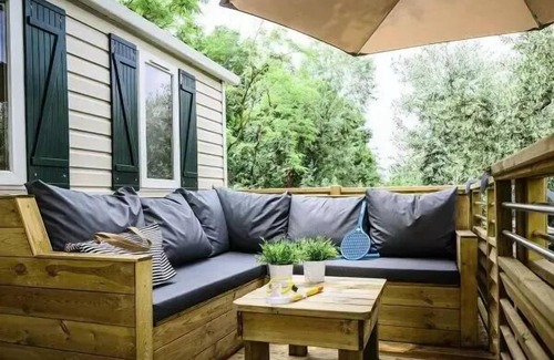Les Restanques Maison | Camping Le Domaine des Naïades* - Mobile home Premium 4 rooms 6 people air-conditioned