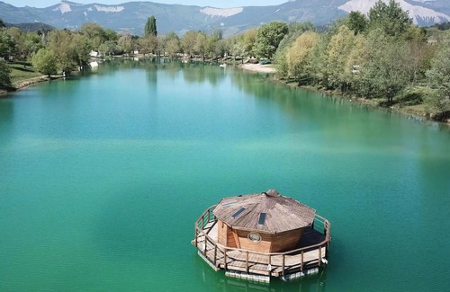 Chatillon-en-Diois Maison | Camping Le Lac Bleu*** - Cottage Loggia Premium 3 pièces 4/6 personnes Climatisé Bord de Lac