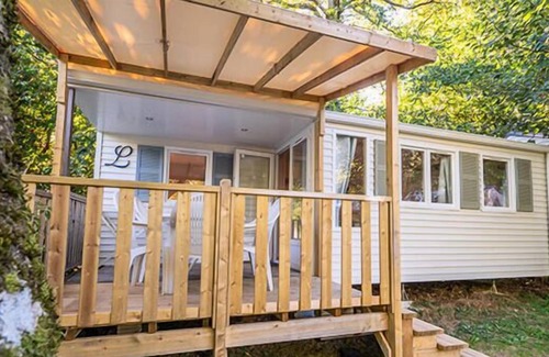 Pont-de-Salars Maison | Camping Les Terrasses du Lac**** - Cozy 3-Room Mobile Home 4 adults and 1 child under 12 years old