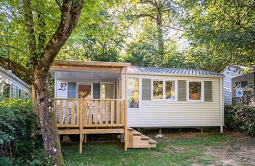 Pont-de-Salars Maison | Camping Les Terrasses du Lac**** - Cozy 3-Room Mobile Home 4 adults and 1 child under 12 years old