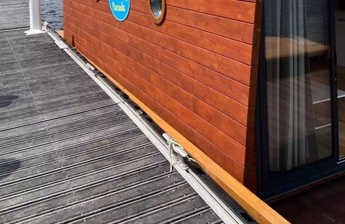 Auphelle Maison | Camping Paradis les 2 Îles - Lodge Boat 3 rooms 4 people