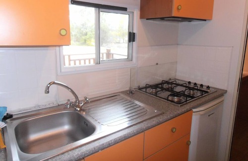 Barza Maison | Camping Smeraldo Dormeletto Mobilehome Standard with lake view for 4 persons
