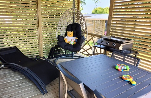 Les Loges Maison | Mobil-home L'Oiseau Blanc Sunêlia Luxe 2 chambres - 2 salles de bain 4 personnes