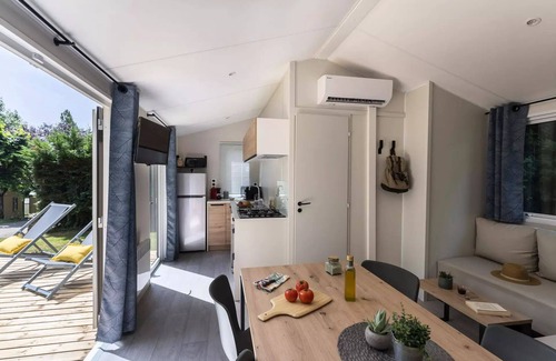 Loches Maison | Mobil-home PREMIUM 3 Pièces 4 Personnes Climatisé + TV