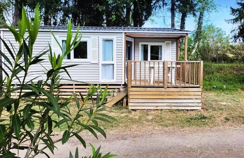 Mirepeisset Maison | Mobil-home MALIN 24m² - 2 chambres - climatisation - terrasse 4 personnes