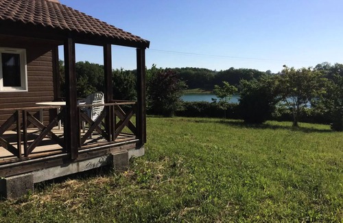 Razac-d'Eymet Chalet De Ski | Chalet vue sur lac 6 personnes