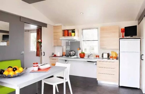 Chastanier Maison | Campsite Les sous bois du Lac * - Ophéa Premium mobile home PMR 6 people