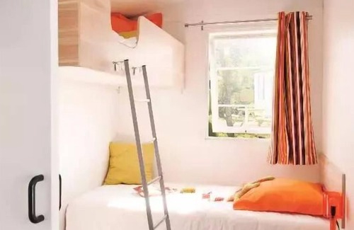 Chastanier Maison | Campsite Les sous bois du Lac * - Ophéa Premium mobile home PMR 6 people