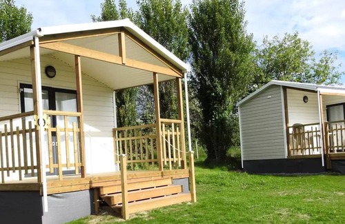 Le Grez Maison | Campsite Les Tournesols * - Mobil home Panama 32m2 (23m2 +9m2 terrace) - 2 bedrooms 4 people