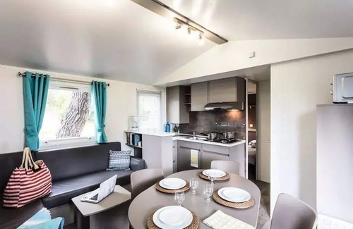 Saint-Thome Maison | Mobil-home | Comfort | 3 Ch. | 6 Pers. | Terrasse surélevée | Clim.