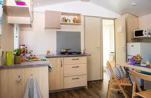 Saint-Cheron Maison | Mobil-home | Comfort XL | 2 Ch. | 4/6 Pers. | Terrasse surélévée non couverte