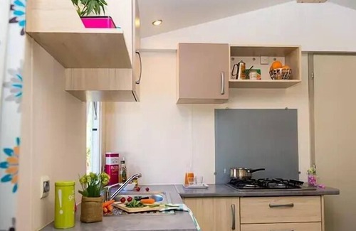 Saint-Cheron Maison | Mobil-home | Comfort XL | 2 Ch. | 4/6 Pers. | Terrasse surélévée non couverte