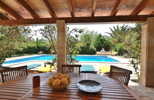 Lloret de Vistalegre Villa | Can Blanc 018 maison de campagne rustique avec piscine privée, climatisation, terrasse et barbecue