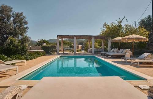 Sant Agusti des Vedra Villa | Ca Xo: Ancienne finca rénovée. Villa de luxe avec piscine, proche des plages.