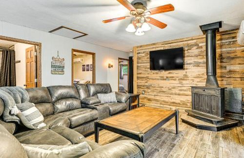 New Lisbon Maison | Canal-Front Cabin Dock and Fire Pit in New Lisbon