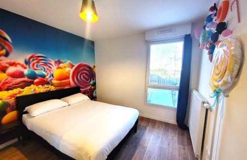 Meaux Appartement | Candyland-20min Disney-Famille