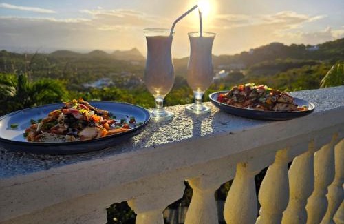 Cap Estate Villa | Cap Pavilion, St Lucia 6 bed luxury villa, private pool, gardens and 360' sea views