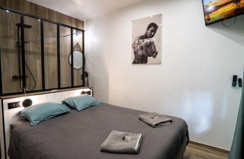 Valenciennes Appartement | Capsule Wellness - sauna - balneo - machine de sport privatif - PS5 - 2 chambres