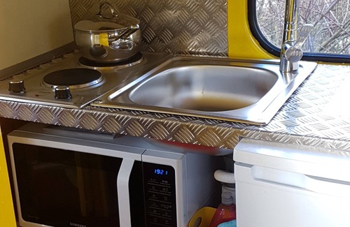 Marchais Maison | Wagon-Bus insolite-Panoramique-vue sur jardin
