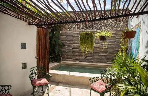 Barrio de Santiago Maison | Casa colonial con piscina en el centro de Merida