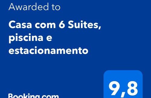 Barra Velha Maison | Casa com 6 Suites, piscina e estacionamento