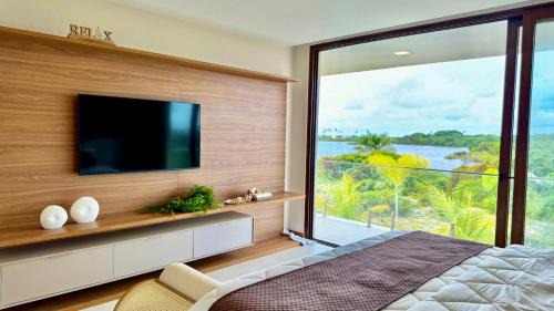Barra do Jacuipe Maison | Casa com Vista MAR e LAGO em Alphaville Guarajuba