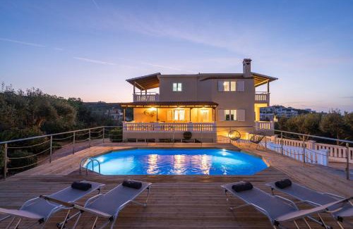 Agia Marina Appartement | Casa de philippe with unique Seaview 2' from beach