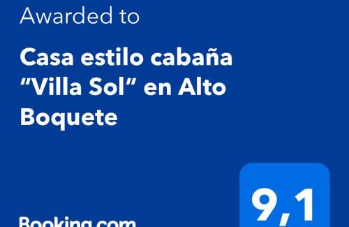 Alto Boquete Maison | Casa estilo cabaña “Villa Sol” en Alto Boquete