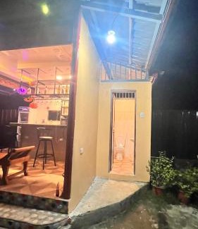 San Pedro Maison | Casa La Princesa 1 Family Room with cozy balcony & kitchen