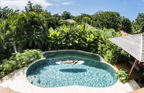 Playa Hermosa Cobano Villa | Casa Macondo Villa tropicale de luxe tropicale sur la plage avec Casita