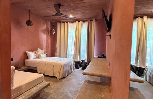 Brisas de Zicatela Lit Et Petit-Déjeuner | Casa Malagua Hotel Boutique