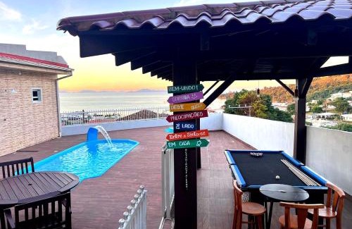 Governador Celso Ramos Maison | Casa mirante com piscina em Governador Celso Ramos