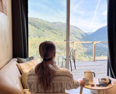 Manteigas Cabine | Casa Raposa Lodges - Terrace Mountain View