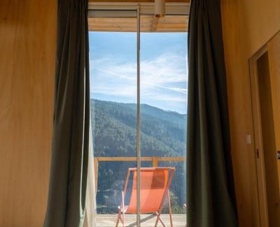 Manteigas Cabine | Casa Raposa Lodges - Terrace Mountain View