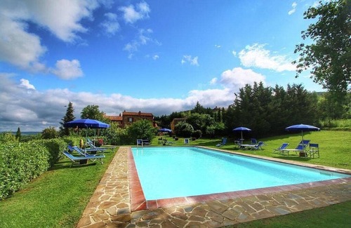 Castiglione d'Orcia Maison | Casa Salvia F: Un appartement dans le style caractéristique de la campagne toscane.