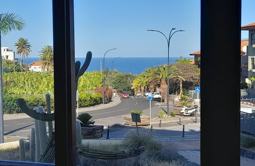 Puerto de la Cruz Appartement | "Casa Sunset",Jardin privé avec vue sur la mer et le Teide, WIFI gratuit