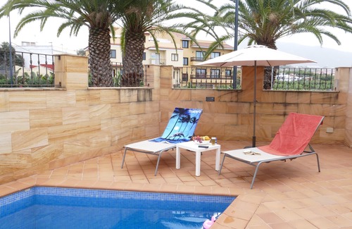 Puerto de la Cruz Appartement | "Casa Sunset",Jardin privé avec vue sur la mer et le Teide, WIFI gratuit
