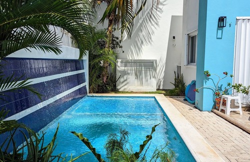 Colonia Repobladores Maison | Nouvelle liste ! Tropical Cozumel 2 Br, 2 salles de bain avec piscine