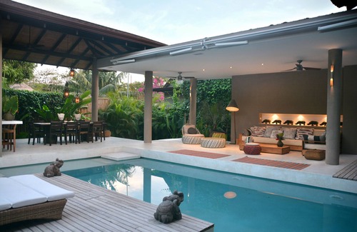 Playa Hermosa Cobano Villa | Casas de Agua -Villa Agua Clara- Maison de créateurs. Marche dist. à la plage.